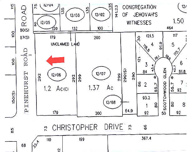 1415 Pinehurst Rd, Dunedin, FL for sale - Plat Map - Image 1 of 1