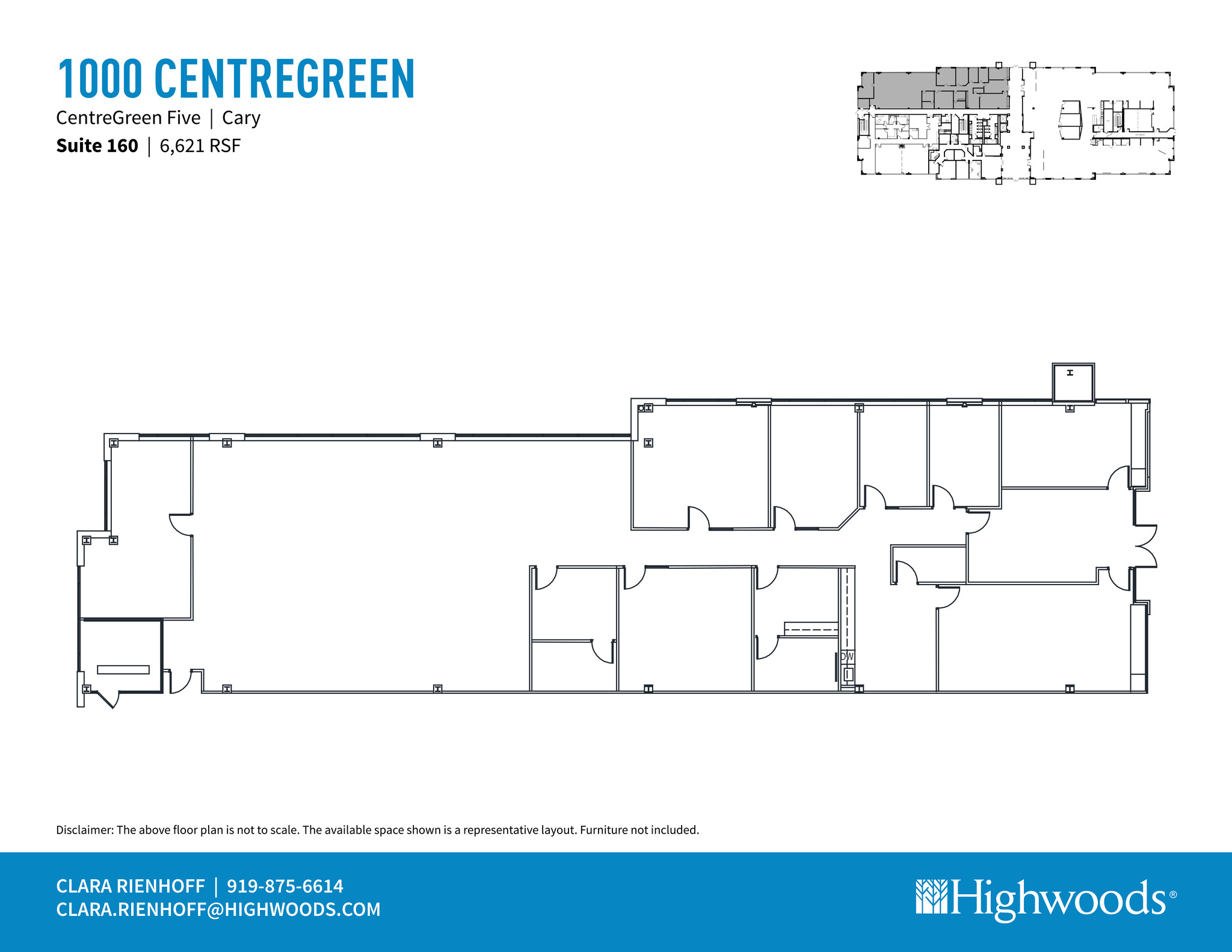 2000 CentreGreen Way, Cary, NC for lease Floor Plan- Image 1 of 1