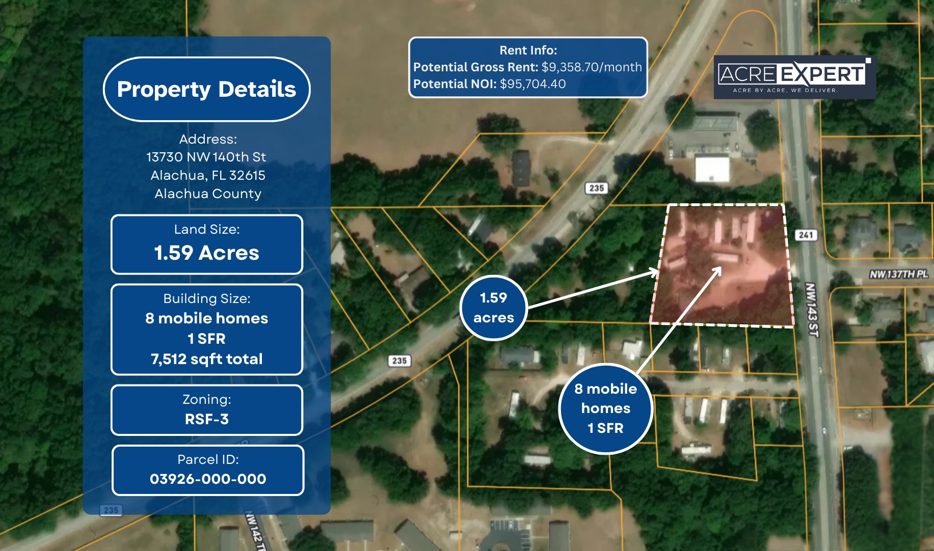 13730 NW 140th St, Alachua, FL for sale Primary Photo- Image 1 of 4