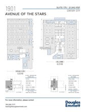 1901 Avenue of the Stars, Los Angeles, CA for lease Floor Plan- Image 2 of 2