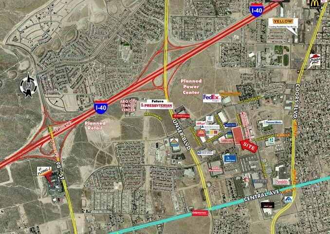 7201 NE Bluewater Blvd, Albuquerque, NM à vendre Aérien- Image 1 de 2