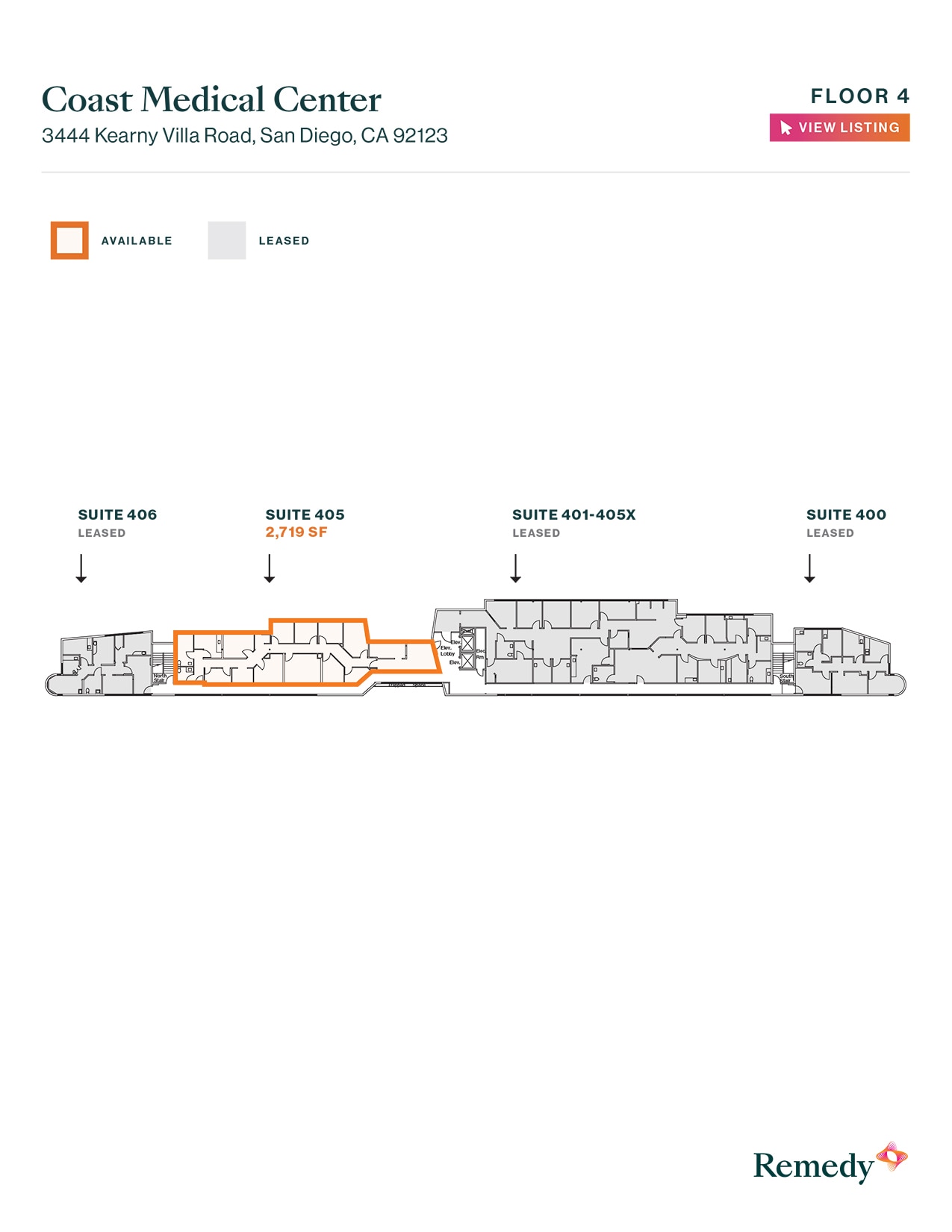 3444 Kearny Villa Rd, San Diego, CA for lease Floor Plan- Image 1 of 1