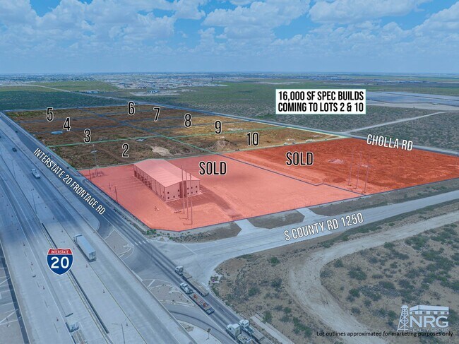 Plus de détails pour BTS Interstate 20, Midland, TX - Industriel à louer