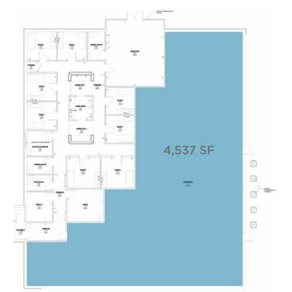 12512 E 21st St, Tulsa, OK à louer - Plan d’étage - Image 2 de 2