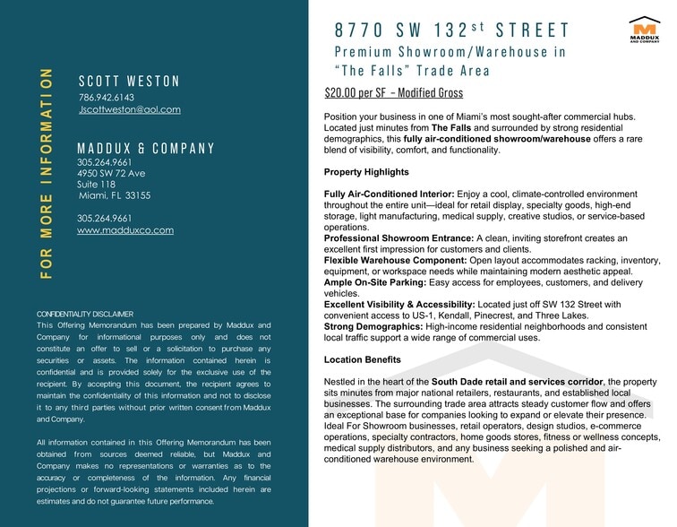 8740-8770 SW 132nd St, Miami, FL for lease - Building Photo - Image 2 of 5