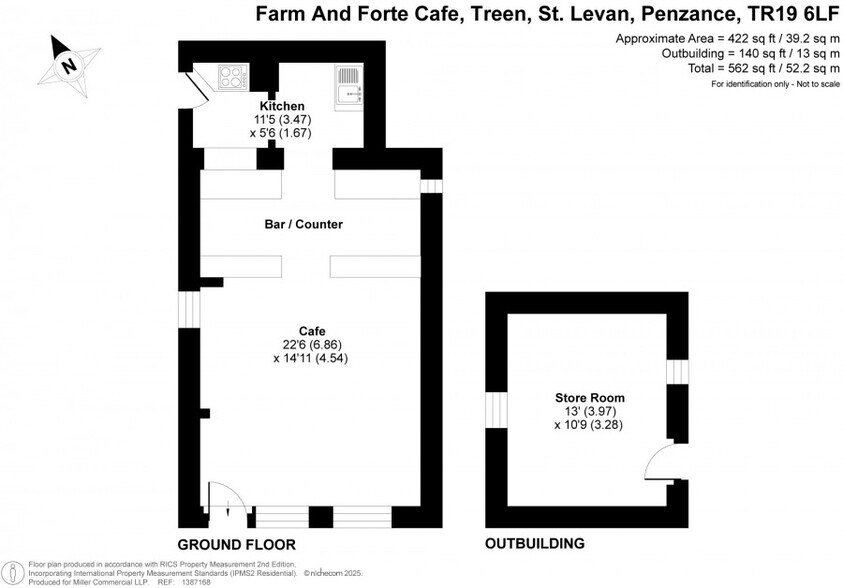 The Shop, Penzance à louer - Plan d’étage - Image 2 de 2