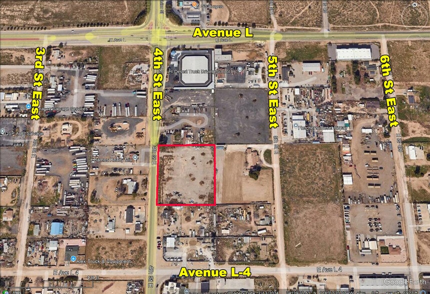 4th Street East near Avenue L, Lancaster, CA for sale - Aerial - Image 1 of 2