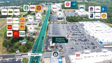 3461 Old Halifax Rd, South Boston, VA - AERIAL map view