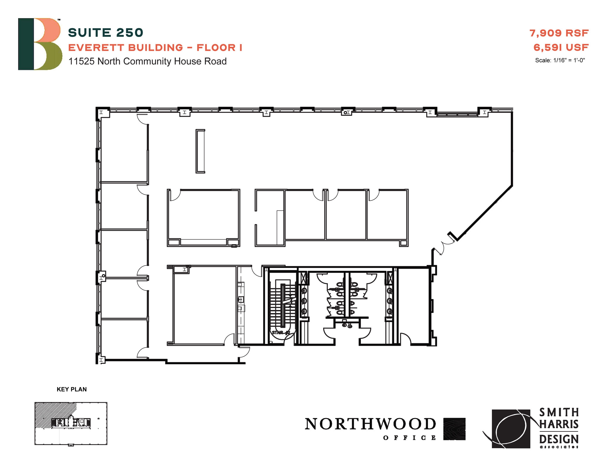 11525 N Community House Rd, Charlotte, NC à louer Plan d’étage- Image 1 de 1