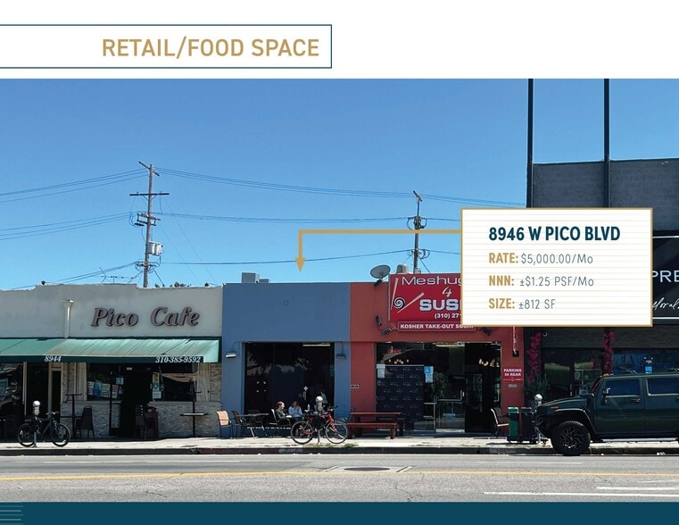 8946-8948 W Pico Blvd, Los Angeles, CA à louer - Photo du bâtiment - Image 2 de 8