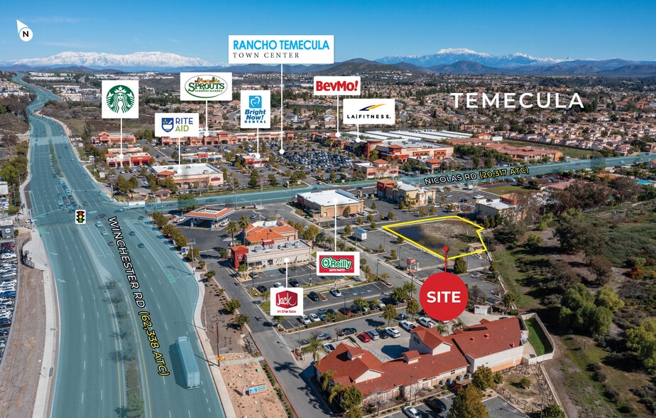 27247 Nicolas Rd, Temecula, CA for lease - Aerial - Image 2 of 6