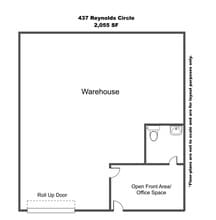 406-499 Reynolds Cir, San Jose, CA à louer Plan d’étage- Image 1 de 1