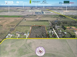 21734 Flukinger Rd, Waller, TX - AERIAL map view