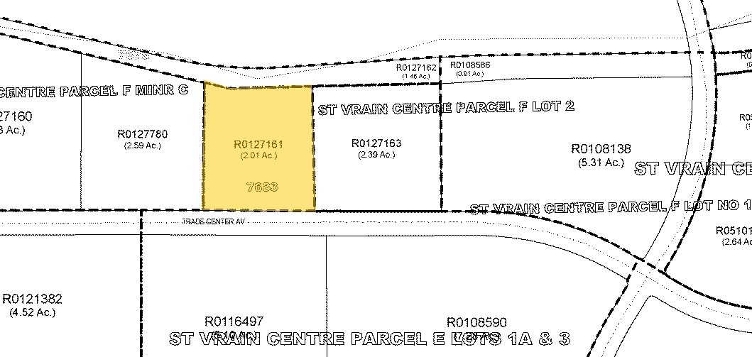 2500 Trade Centre Ave, Longmont, CO à louer Plan cadastral- Image 1 de 5