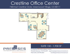 7400 E Crestline Cir, Greenwood Village, CO for lease Floor Plan- Image 1 of 1
