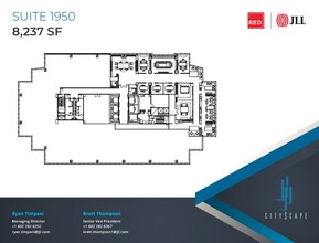 1 E Washington St, Phoenix, AZ à louer Plan d  tage- Image 1 de 1