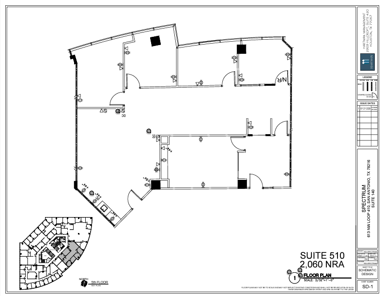 613 NW Loop 410, San Antonio, TX à louer Plan d’étage- Image 1 de 1