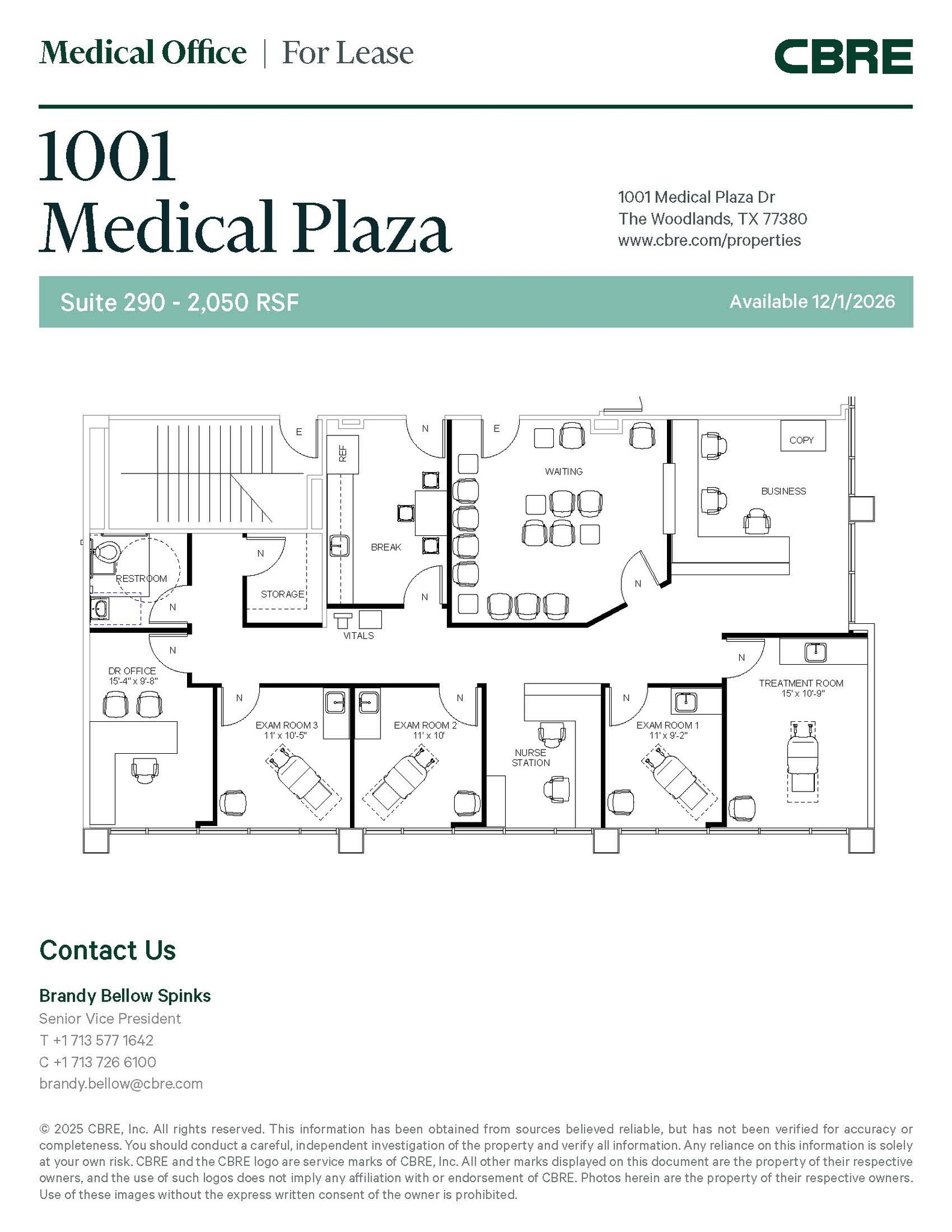 1001 Medical Plaza Dr, The Woodlands, TX for lease Building Photo- Image 1 of 1