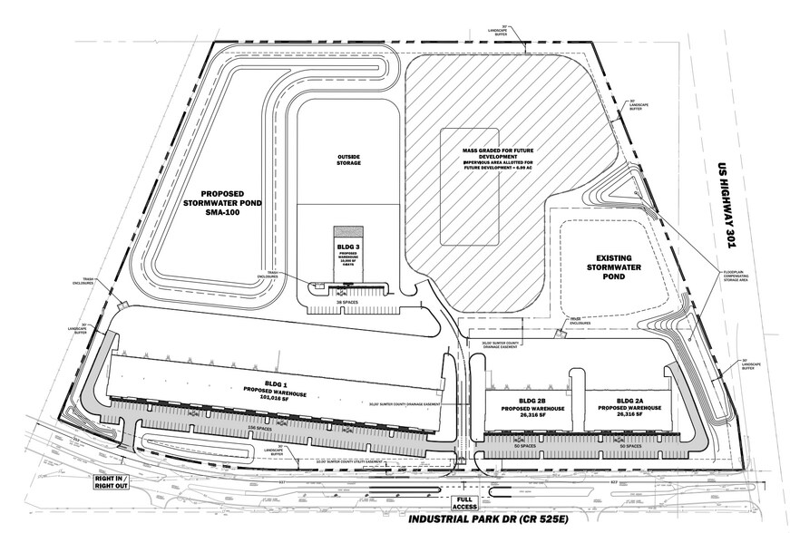 2301-2499 N US-301, Sumterville, FL à louer - Photo du bâtiment - Image 3 de 3