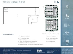 2223-2320 S Fairview St, Santa Ana, CA à louer Plan d’étage- Image 1 de 1