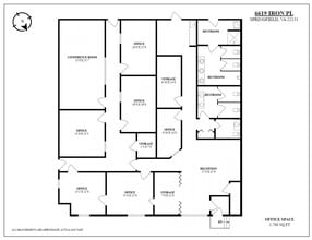 6619 Iron Pl, Springfield, VA for lease Floor Plan- Image 2 of 6