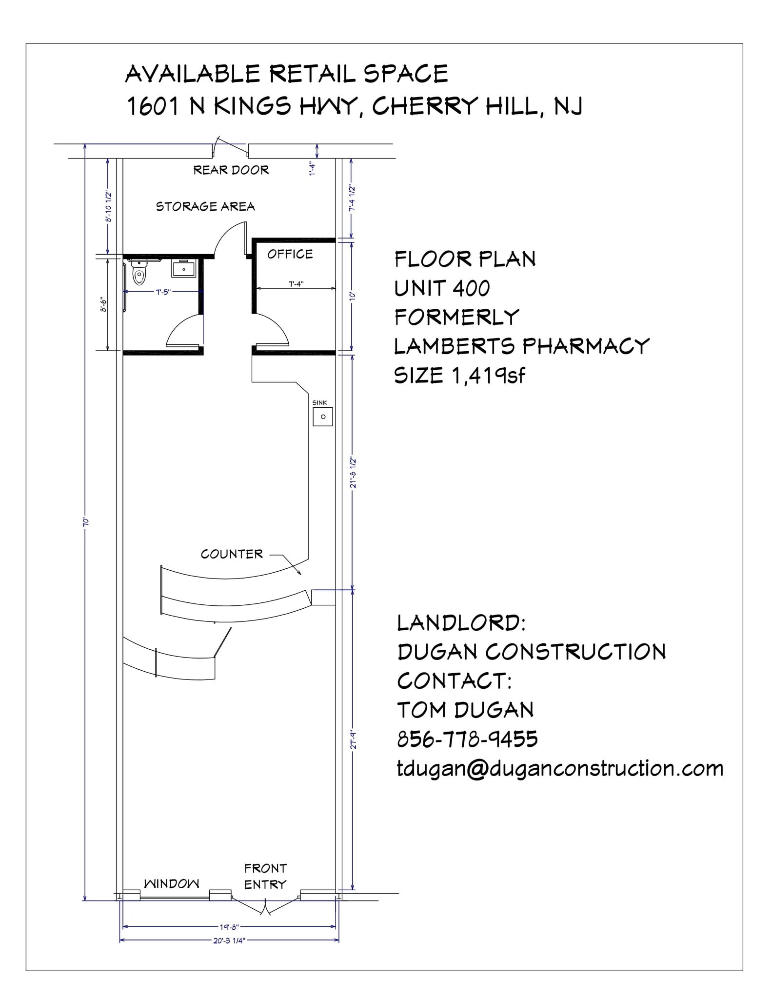 1601 N Kings Hwy, Cherry Hill, NJ à louer Photo intérieure- Image 1 de 2