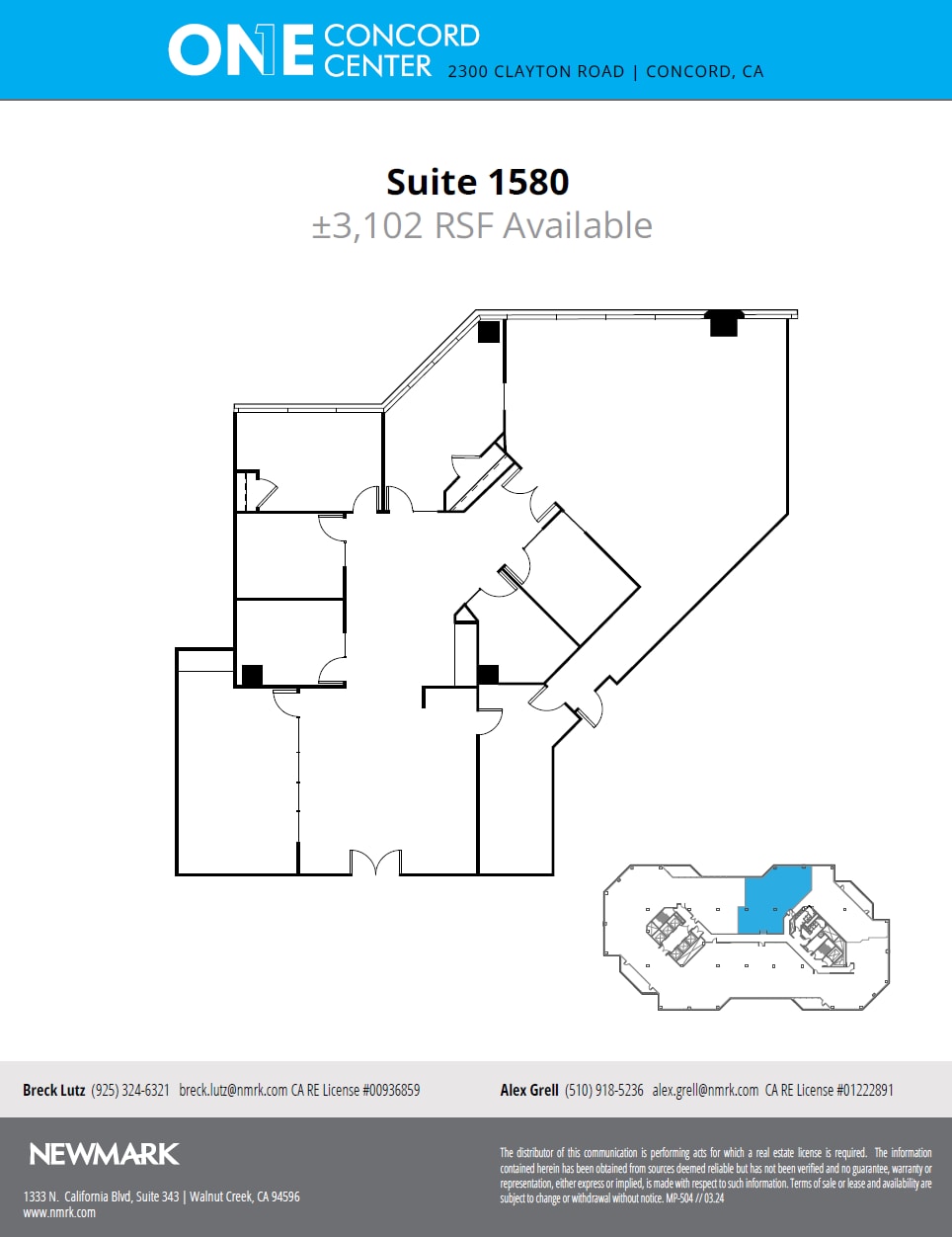 2300 Clayton Rd, Concord, CA for lease Floor Plan- Image 1 of 1