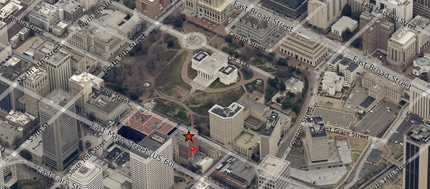 1108 E Main St, Richmond, VA - AERIAL  map view - Image1