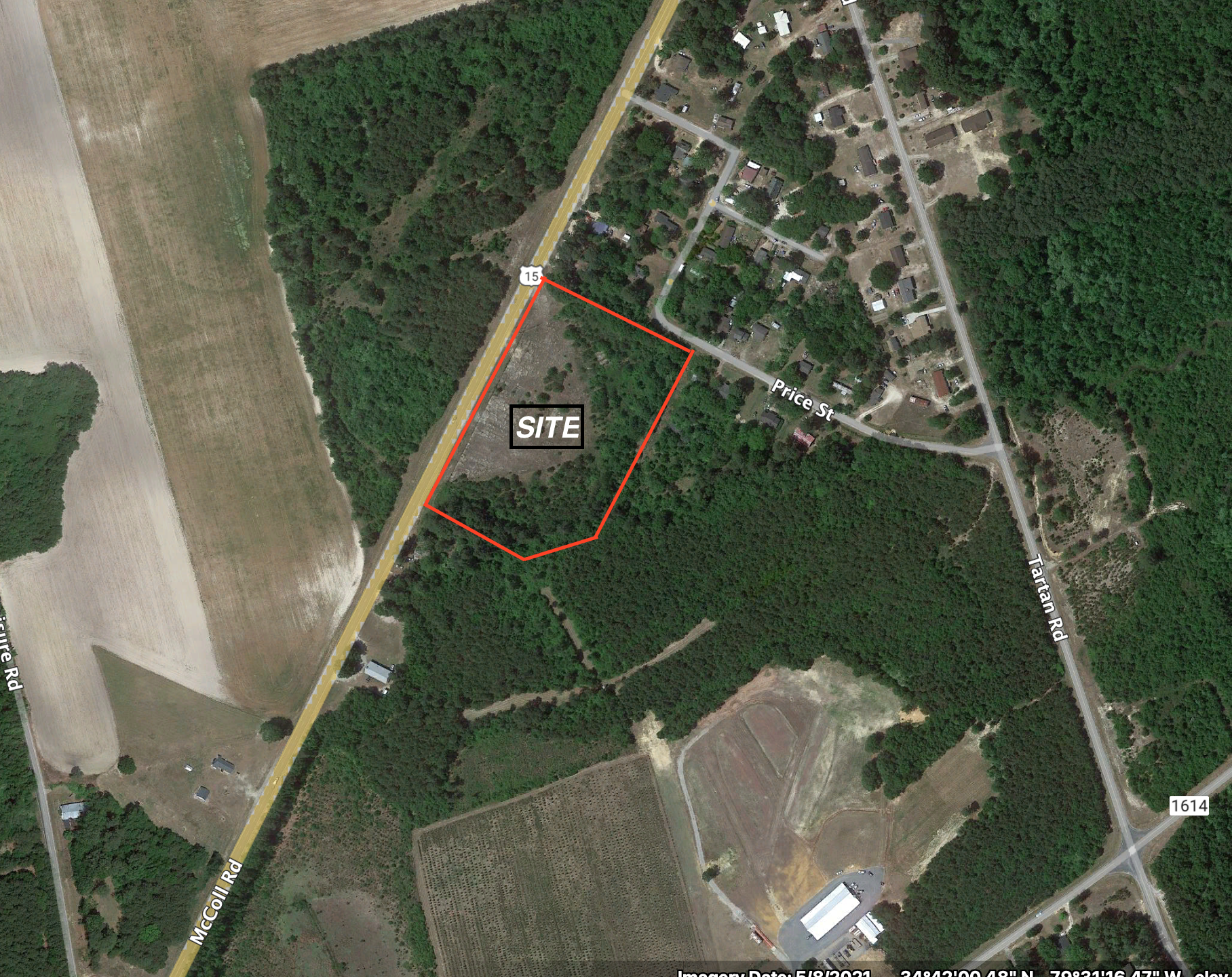 US 15-402 McColl rd, Laurinburg, NC for sale Primary Photo- Image 1 of 2