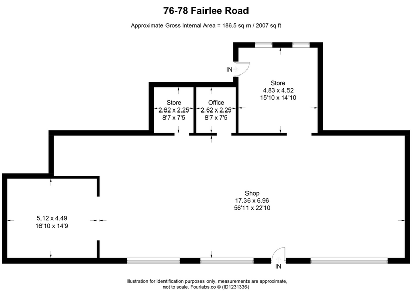 76-78 Fairlee Rd, Newport for sale - Floor Plan - Image 2 of 2