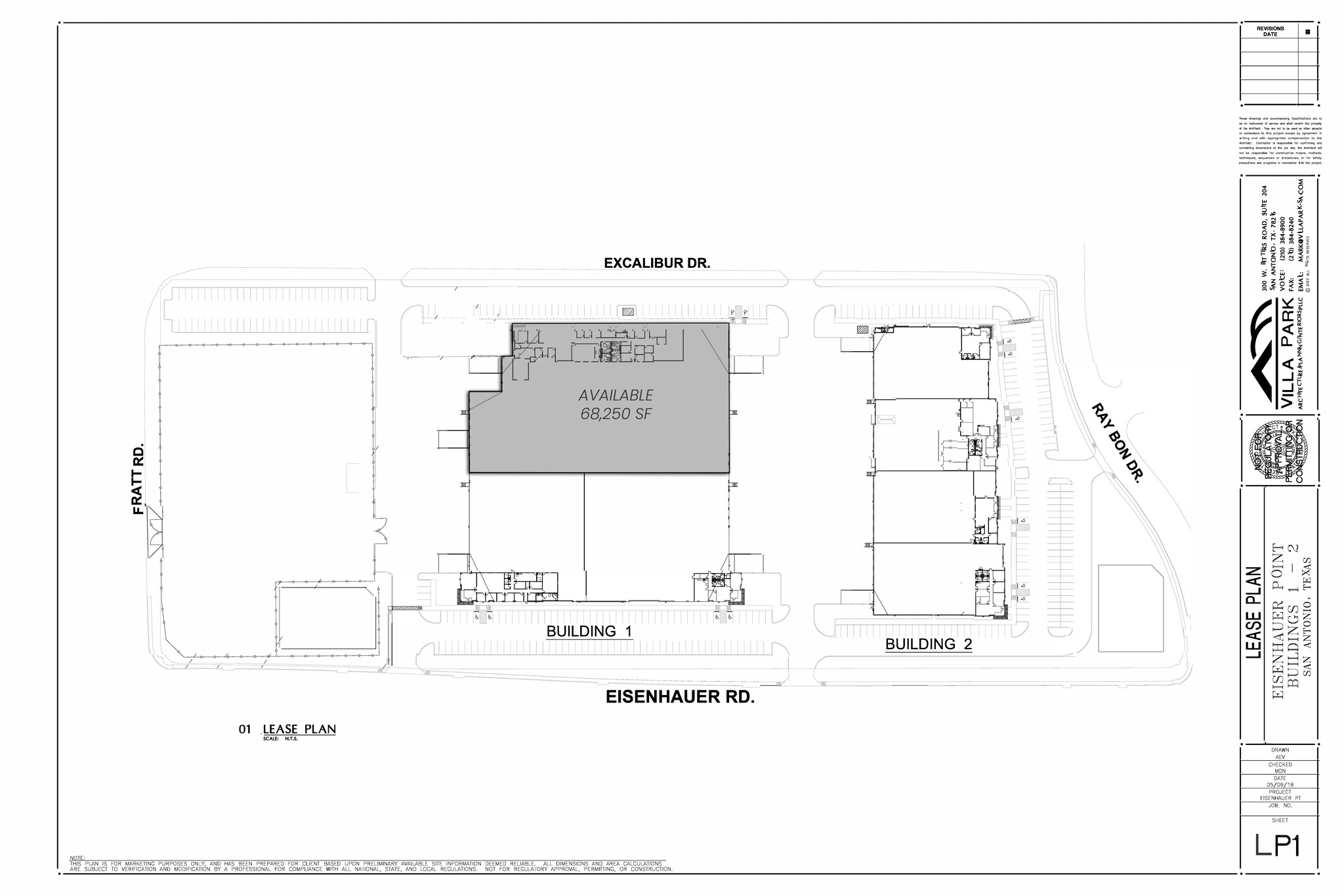 5035 Eisenhauer Rd, San Antonio, TX à louer Plan de site- Image 1 de 2