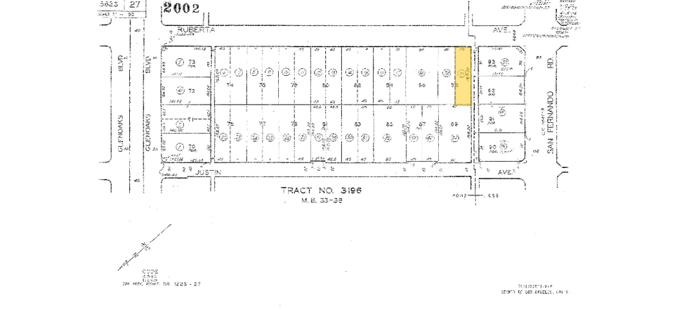 1013 Ruberta Ave, Glendale, CA à vendre - Plan cadastral - Image 3 de 3