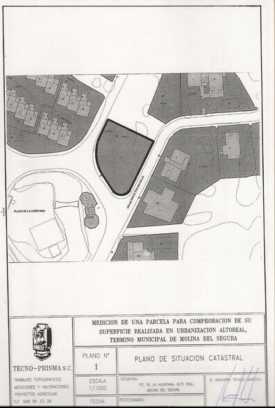 Calle Escultor Salzillo, 1, Molina de Segura, Murcia for sale - Site Plan - Image 3 of 4