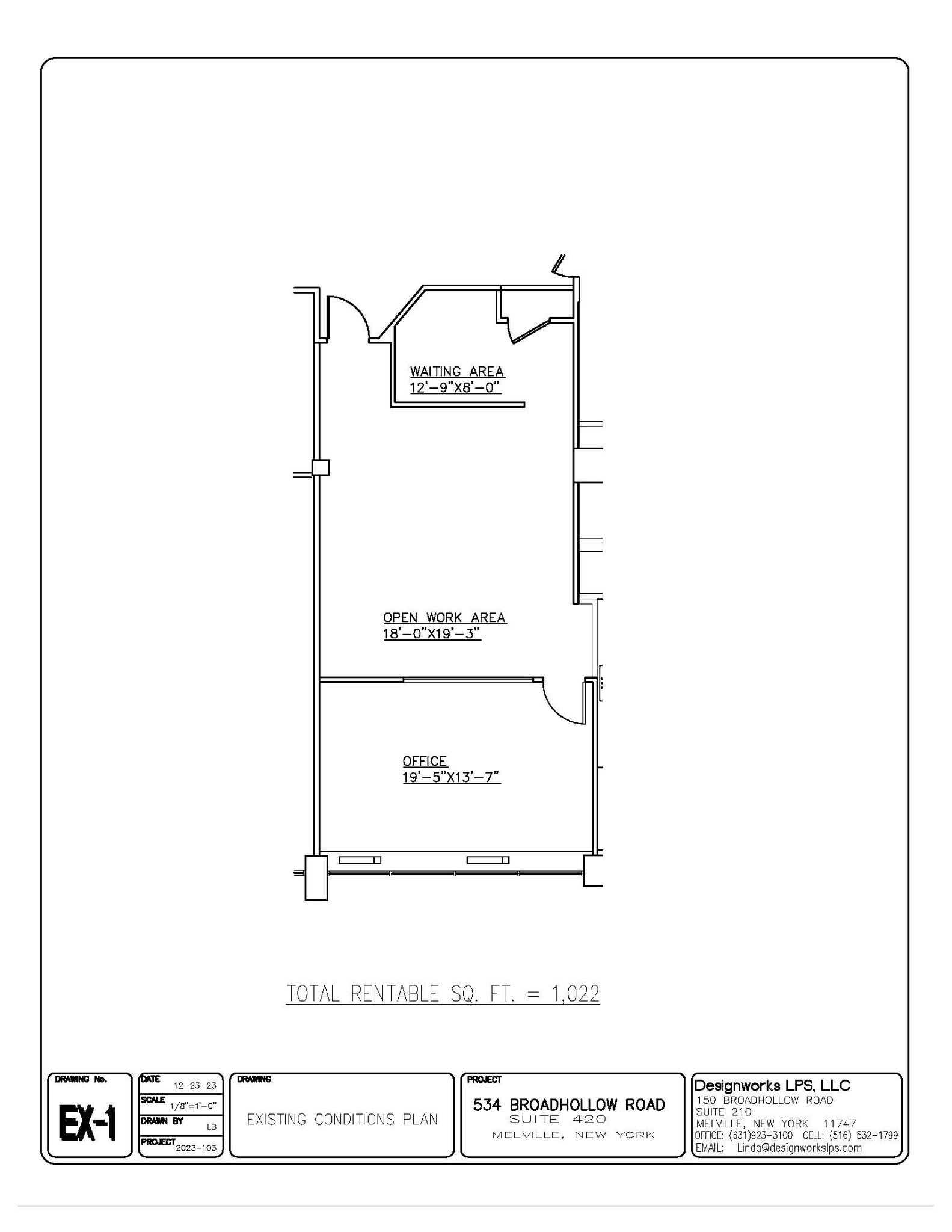 534 Broadhollow Rd, Melville, NY for lease Floor Plan- Image 1 of 1