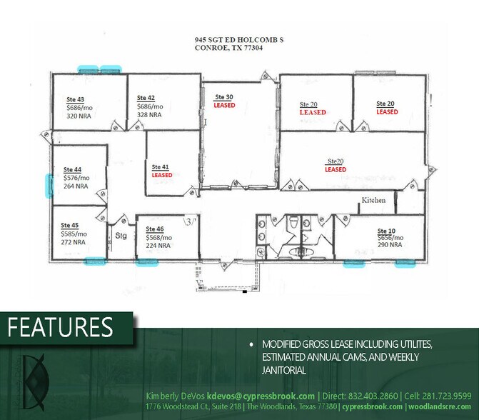 945 Sgt. Ed Holcombe Blvd S, Conroe, TX à louer - Photo du bâtiment - Image 2 de 4