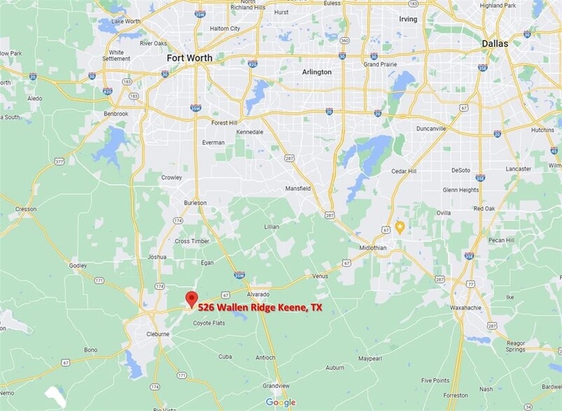 526 Wallen Ridge, Keene, TX à vendre - Photo du bâtiment - Image 3 de 17