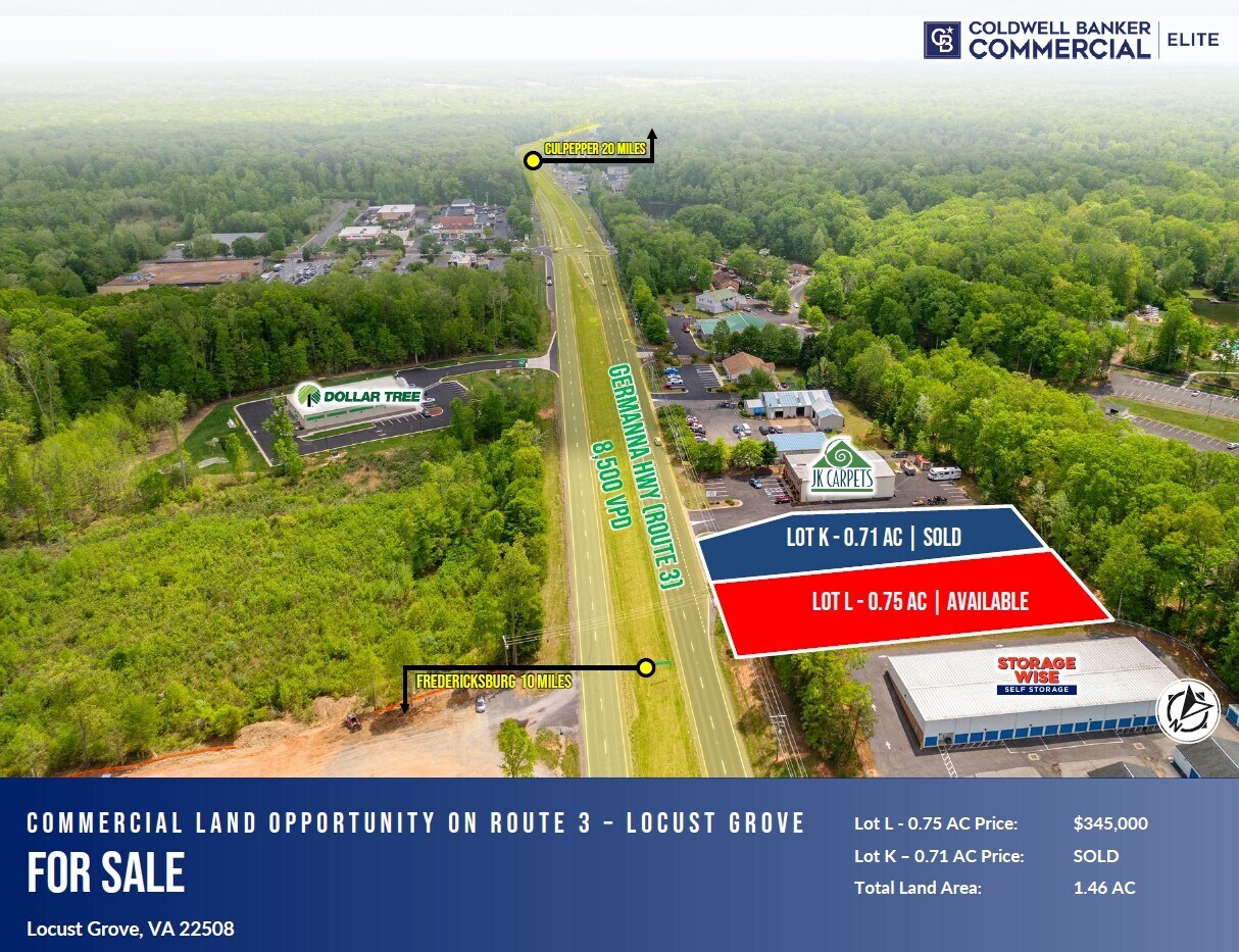 4020-4062 Germanna Hwy, Locust Grove, VA à vendre Photo principale- Image 1 de 6