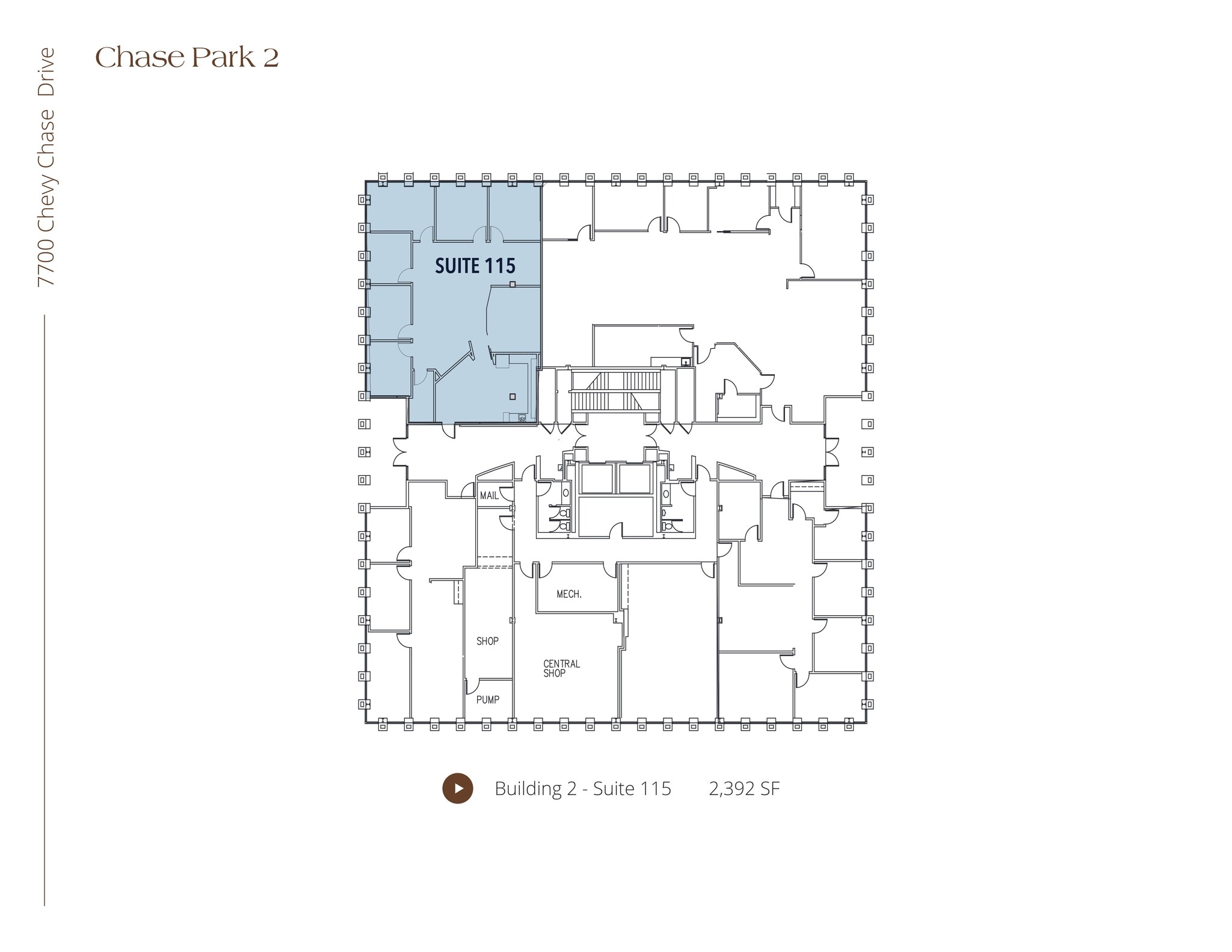 7700 Chevy Chase Dr, Austin, TX for lease Site Plan- Image 1 of 1