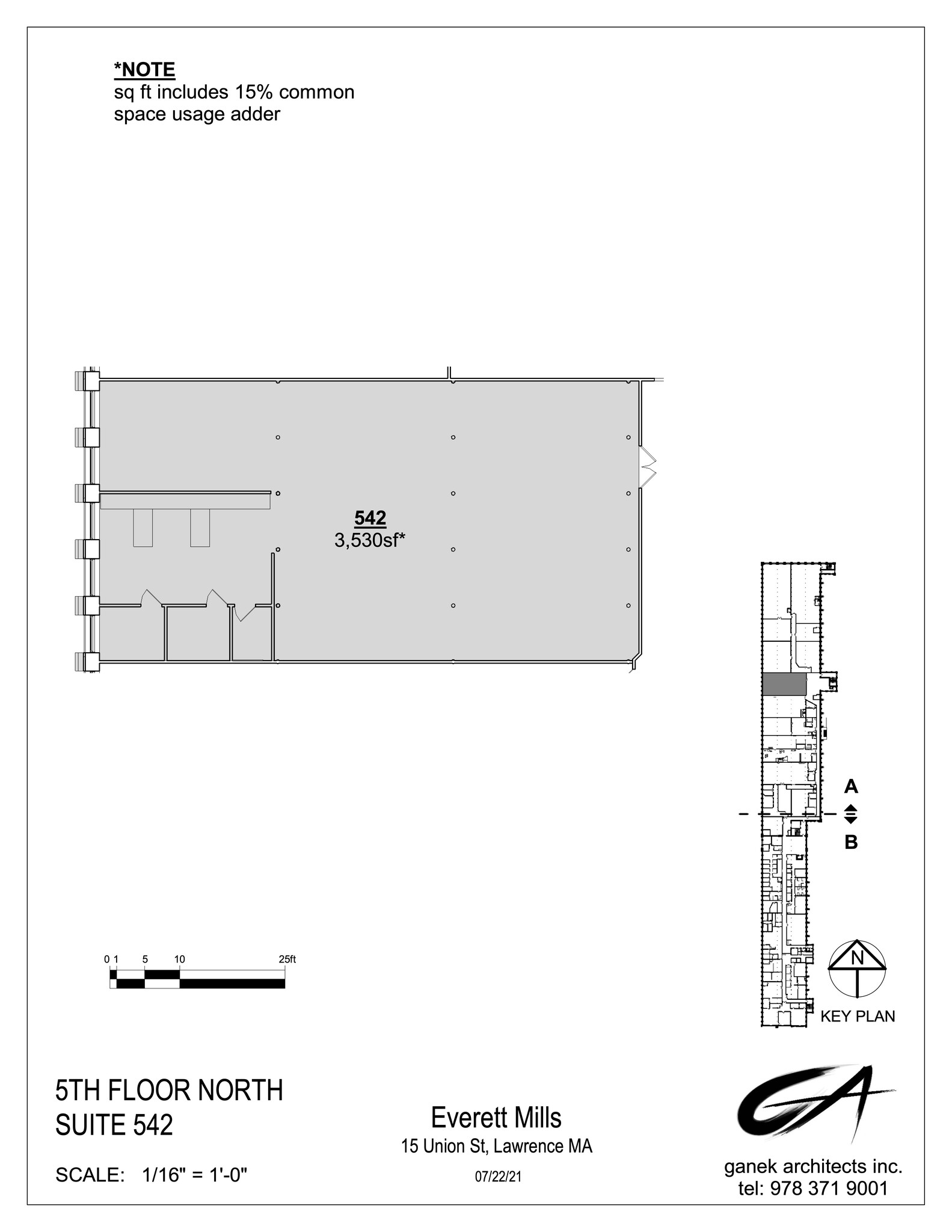 15 Union St, Lawrence, MA à louer Plan de site- Image 1 de 1