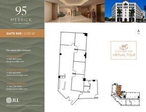 95 Merrick Way, Coral Gables, FL for lease Floor Plan- Image 1 of 1