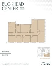 2970 Peachtree Rd NW, Atlanta, GA à louer Plan d’étage- Image 1 de 1