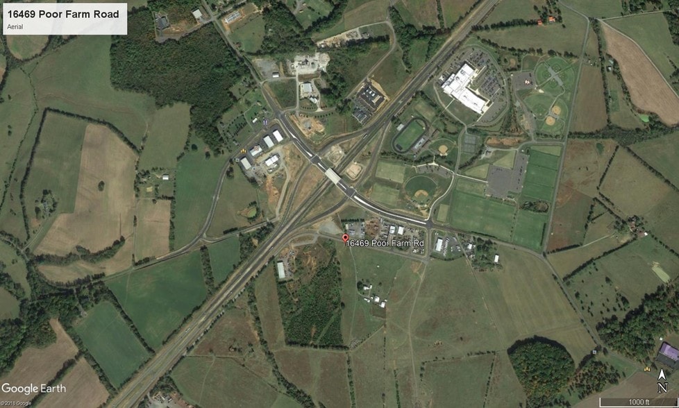 16469 Poor Farm Rd, Culpeper, VA à vendre - Aérien - Image 1 de 5