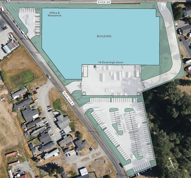 7702 River Rd E, Puyallup, WA à louer - Plan de site - Image 3 de 5