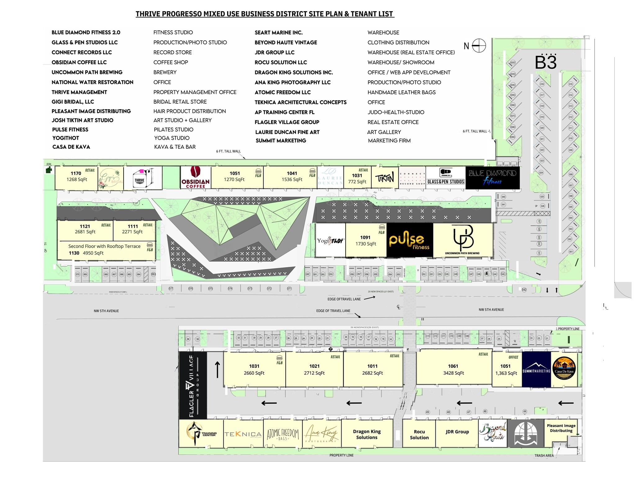 710 NW 5th Ave, Fort Lauderdale, FL for lease Site Plan- Image 1 of 2