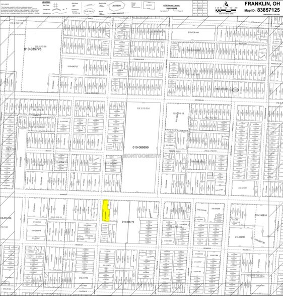 1445-1447 E Main St, Columbus, OH à vendre - Plan cadastral - Image 3 de 3