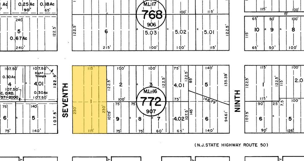 701 Route 50, Mays Landing, NJ for sale - Plat Map - Image 2 of 17