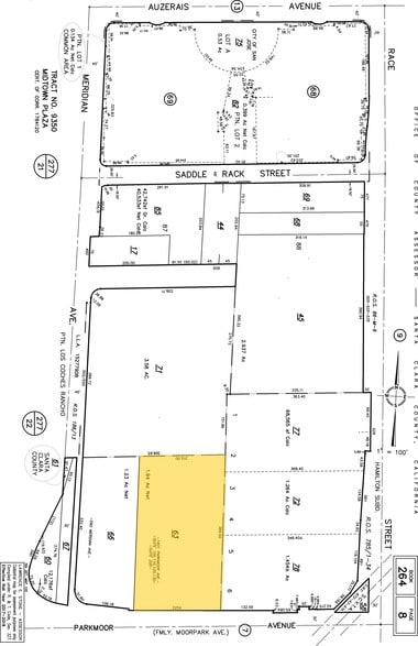 1401 Parkmoor Ave, San Jose, CA for lease - Plat Map - Image 2 of 8