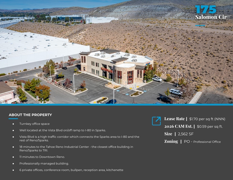 175 Salomon Cir, Sparks, NV à louer - Photo du bâtiment - Image 2 de 4