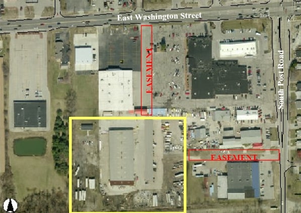 8833 E Washington St, Indianapolis, IN for lease - Aerial - Image 3 of 6