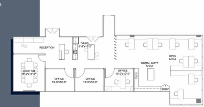 199 S Los Robles Ave, Pasadena, CA à louer Plan d’étage- Image 1 de 1